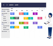 Updates made from the app are accessible from the web